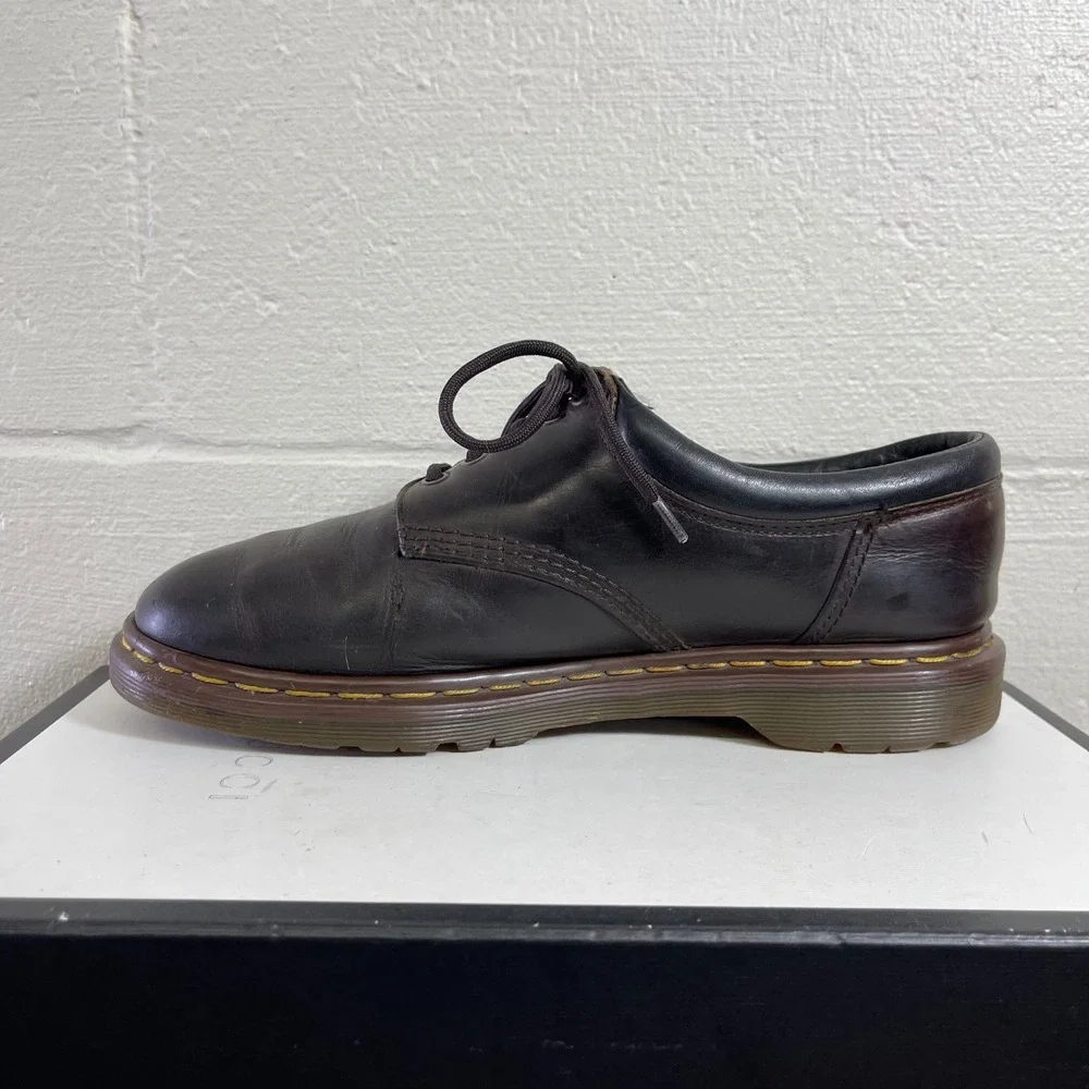 Dr. Martens 8053 Brown Leather Oxford Dress Shoes Men's 10 US Made In England